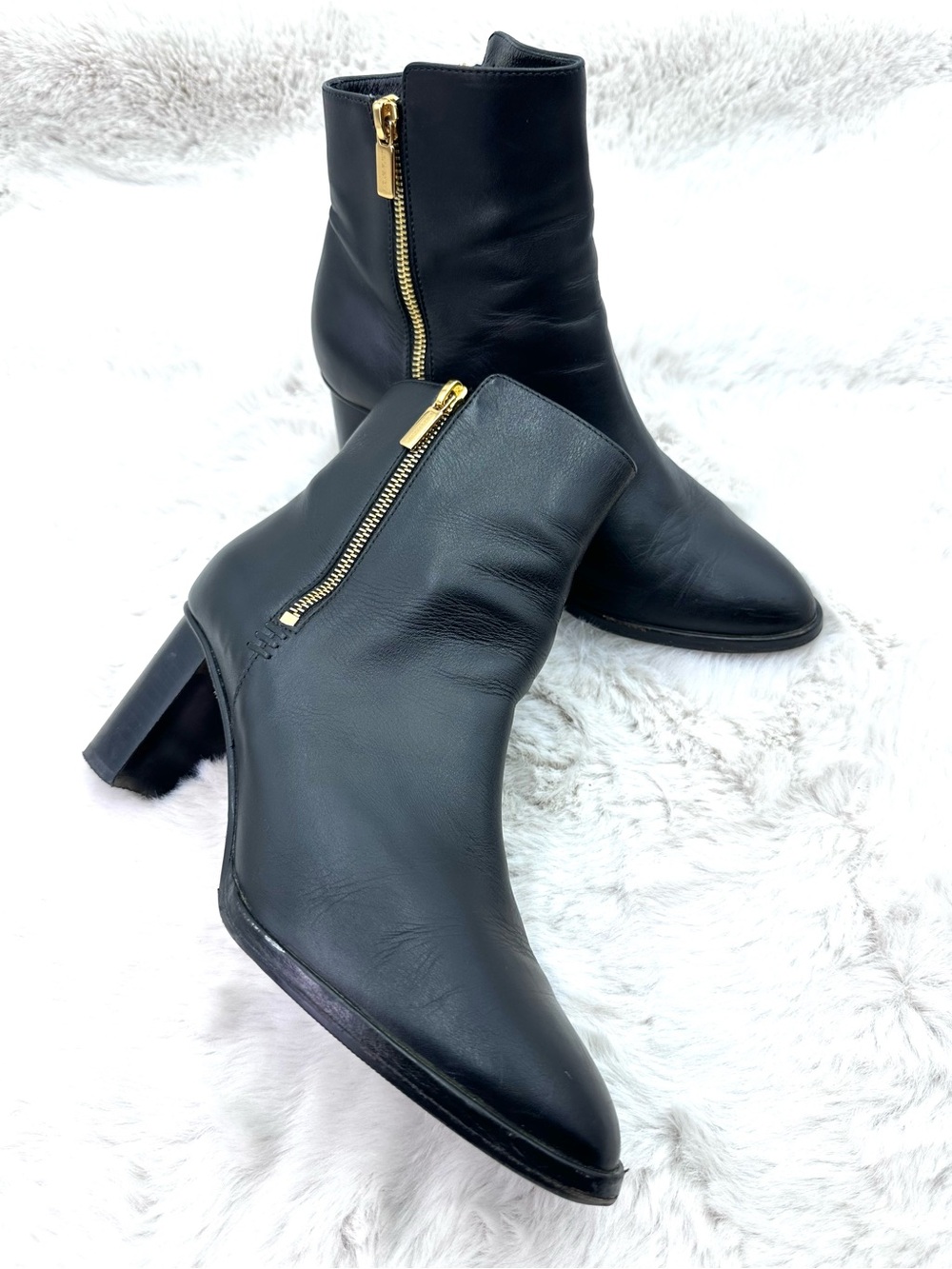 Sarah Flint Perfect Zip Bootie 70 black leather 39 US‎ 9 - Picture 4 of 15